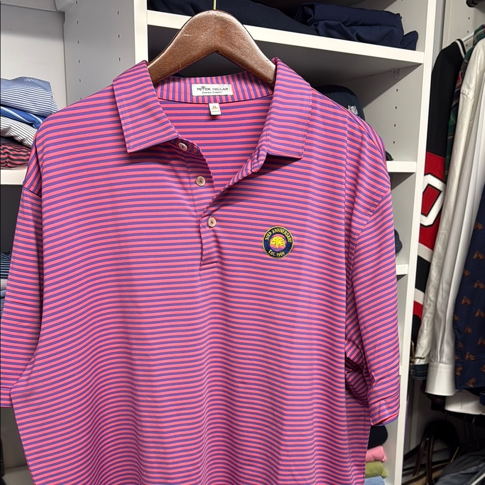 John’s Island Club 50th Anniversary Peter Millar Golf Polo Size XL